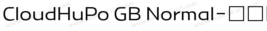 CloudHuPo GB Normal字体转换